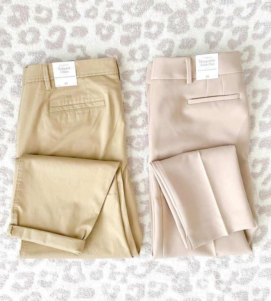 Talbots Try-On - Hampshire Pants and Relaxed Chinos