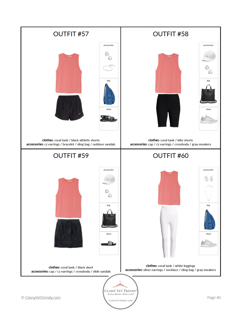 Athleisure Capsule Wardrobe Summer 2021 - pg 40