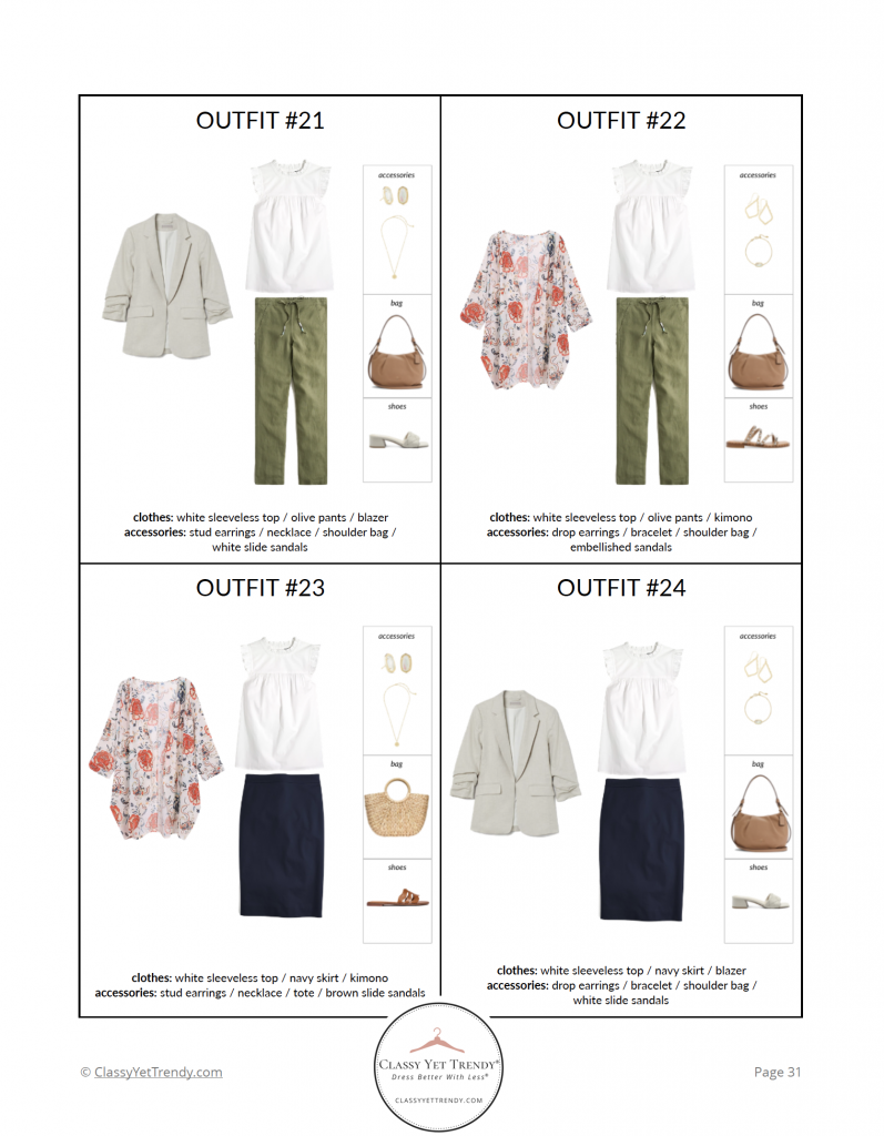 Essential Capsule Wardrobe Summer 2021 - pg 31