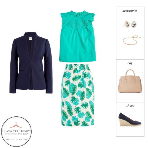 Workwear Capsule Wardrobe Summer 2021 - outfit 1