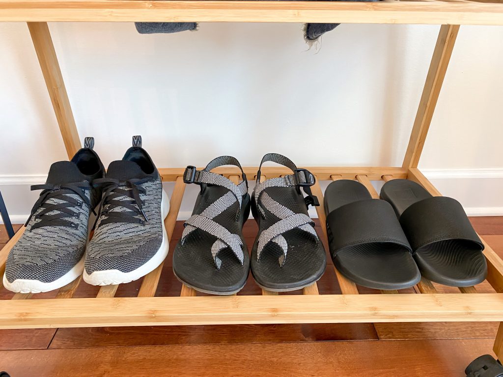 2021 17-Piece Outdoors Camping RV Capsule Wardrobe - shoes