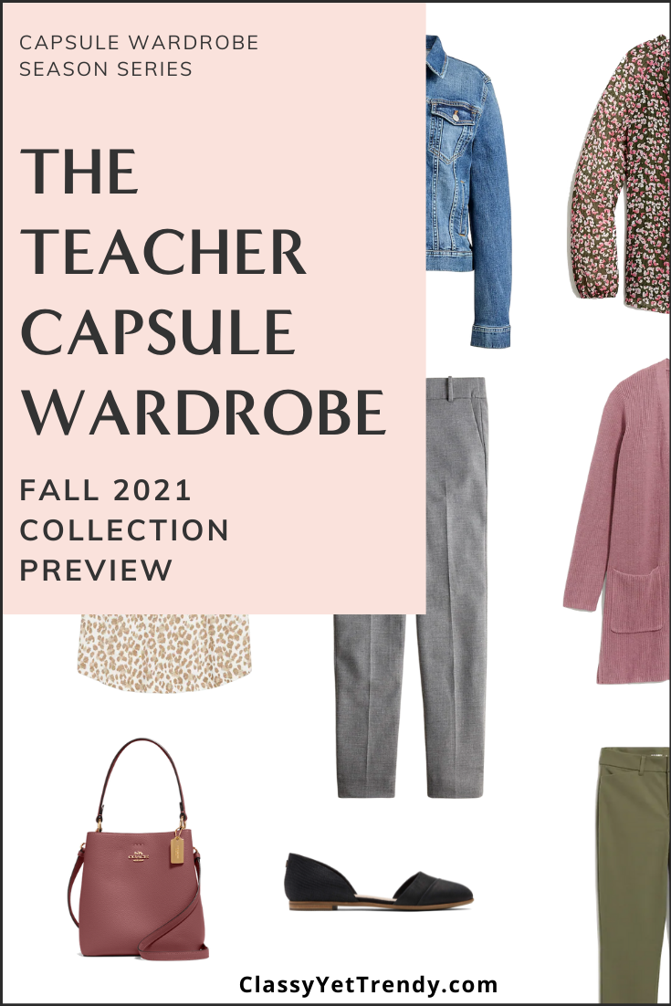The Teacher Fall 2021 Capsule Wardrobe Sneak Peek + 10 Outfits