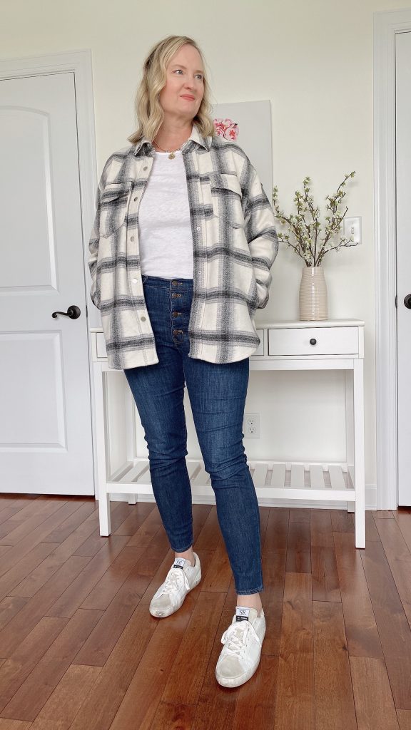 How To Wear A Shirt Jacket Shacket 3