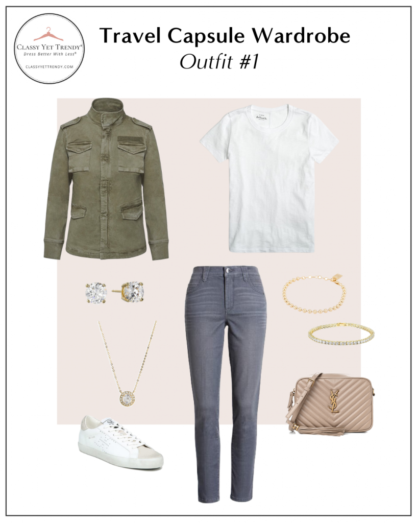 TRAVEL CAPSULE WARDROBE - OUTFIT 1