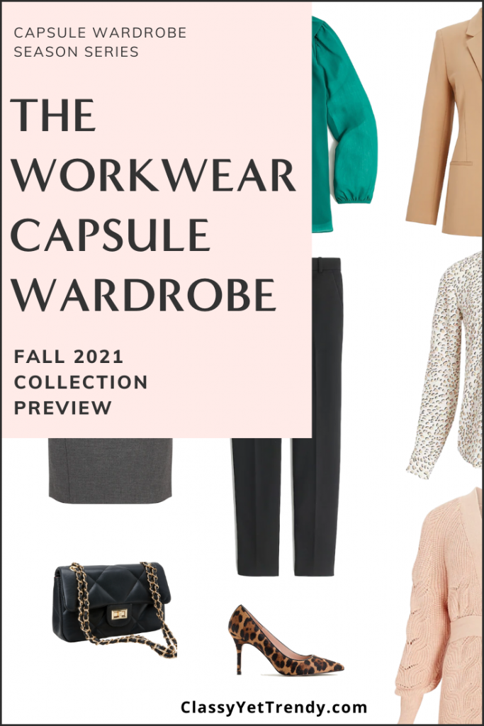 Workwear Capsule Wardrobe Fall 2021 Preview Pin1