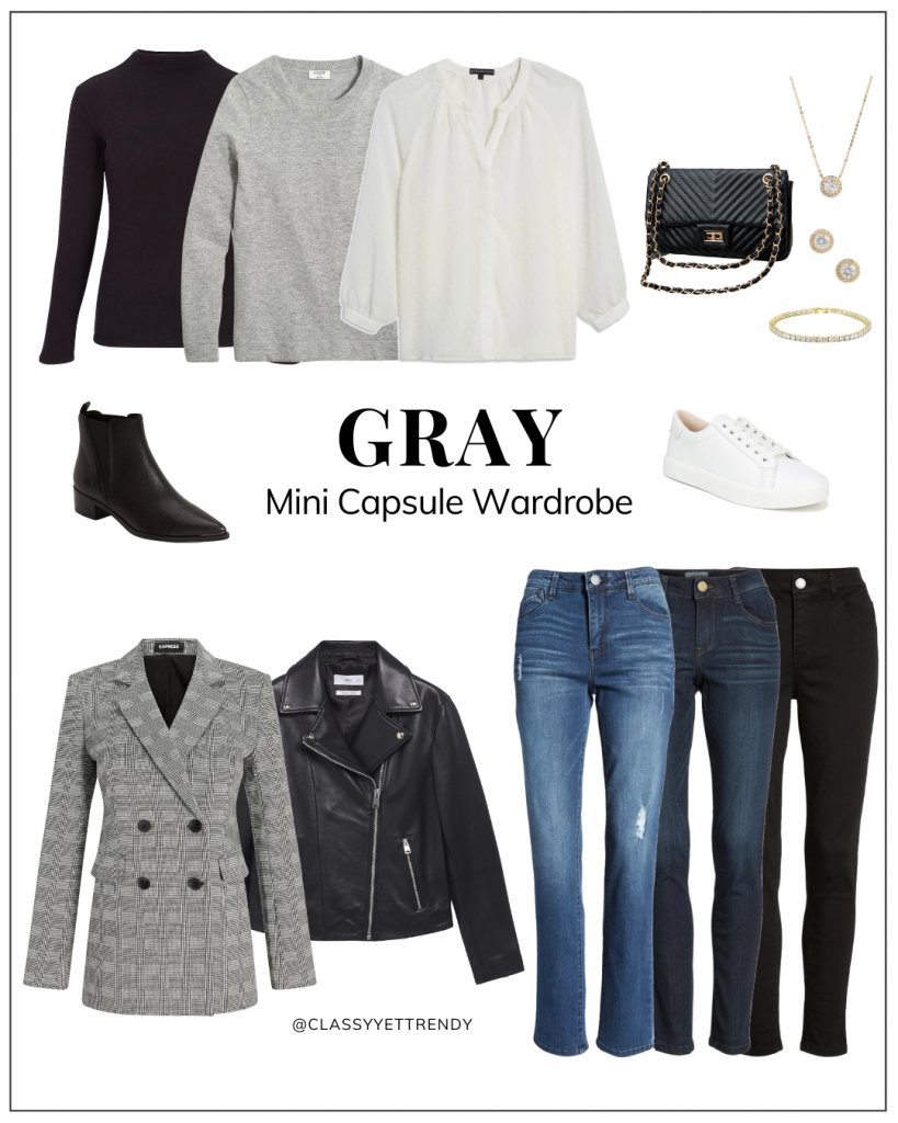 Fashion Elo - GRAY MINI CAPSULE WARDROBE - INSTAGRAM