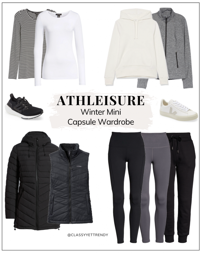 Fashion Elo - ATHLEISURE WINTER MINI CAPSULE WARDROBE - INSTAGRAM