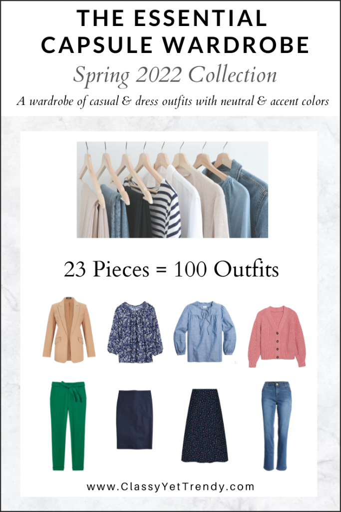 Essential Capsule Wardrobe Spring 2022 cover