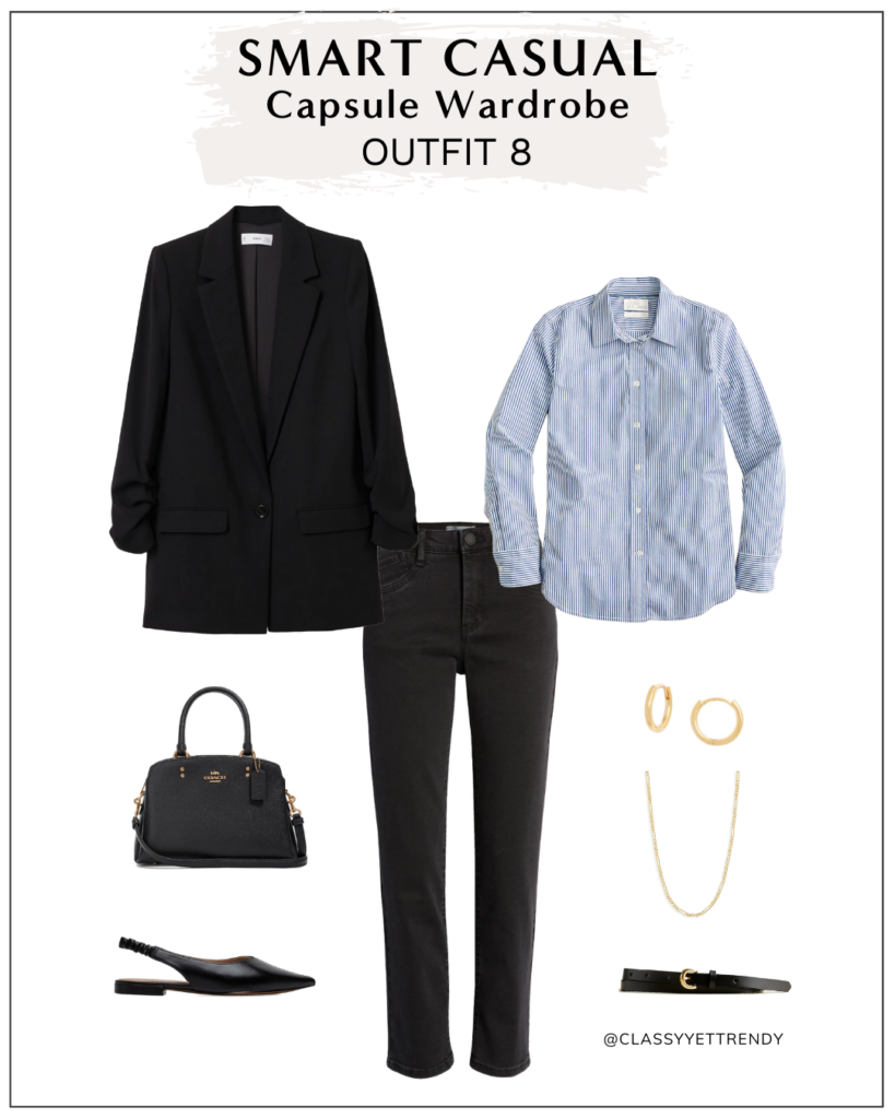 Fashion Elo SMART CASUAL CAPSULE WARDROBE APRIL 2022 - OUTFIT 8
