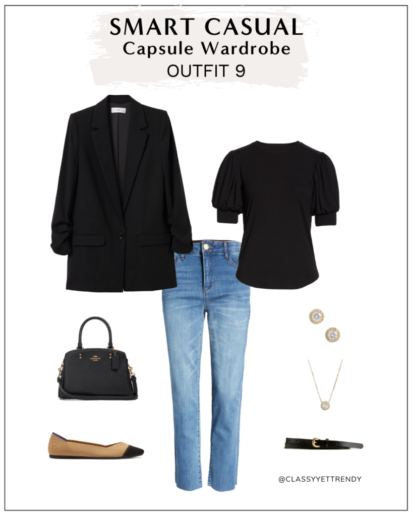 Fashion Elo SMART CASUAL CAPSULE WARDROBE APRIL 2022 - OUTFIT 9