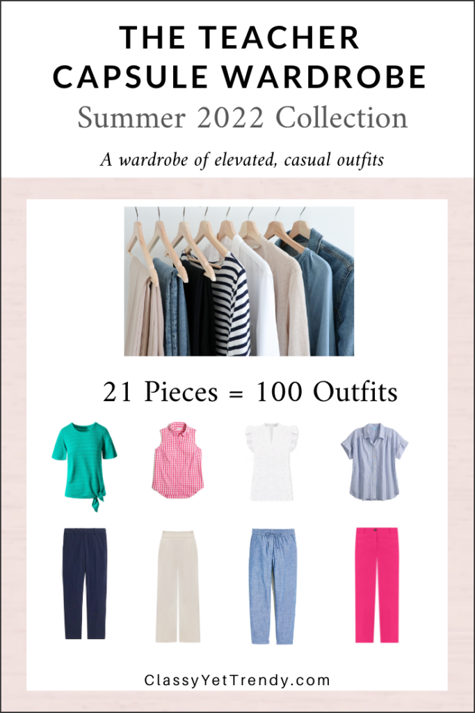 Teacher Capsule Wardrobe Summer 2022 cover