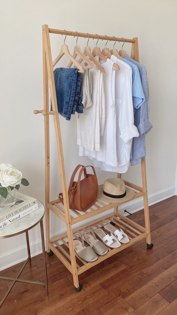 Fashion Elo COASTAL GRANDMOTHER 9X9 CHALLENGE JUNE 2022 - CLOTHES RACK SIDE