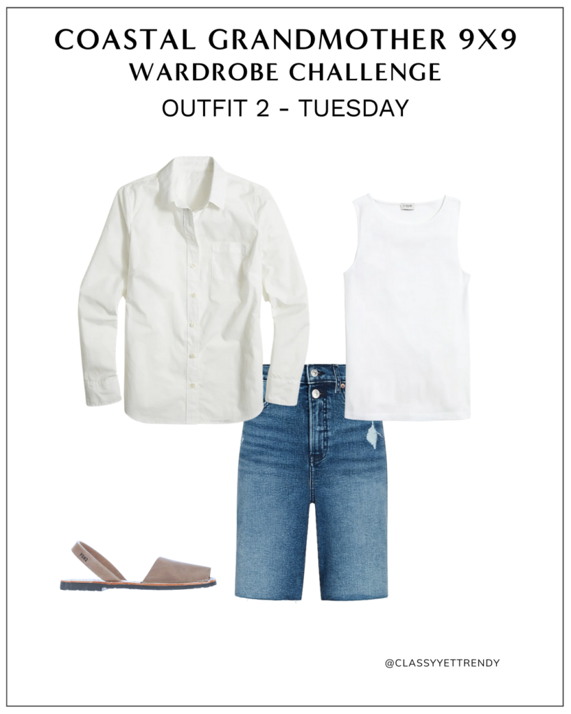 Fashion Elo COASTAL GRANDMOTHER 9X9 CHALLENGE JUNE 2022 - OUTFIT 2