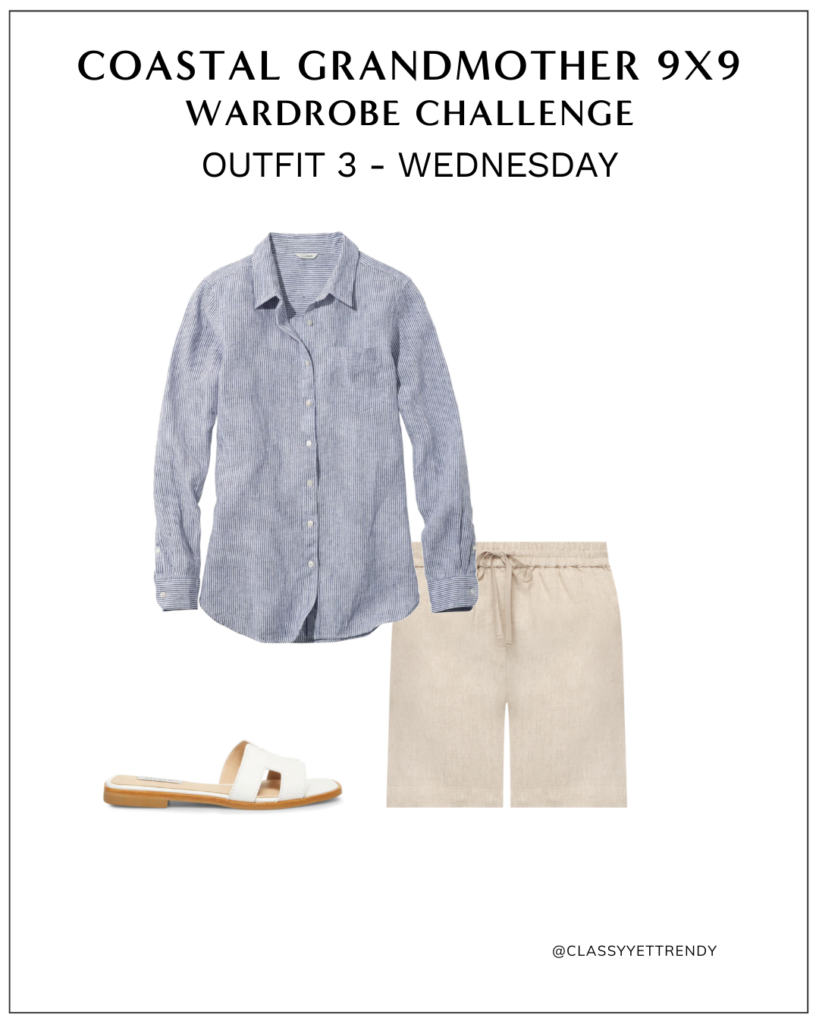 Fashion Elo COASTAL GRANDMOTHER 9X9 CHALLENGE JUNE 2022 - OUTFIT 3