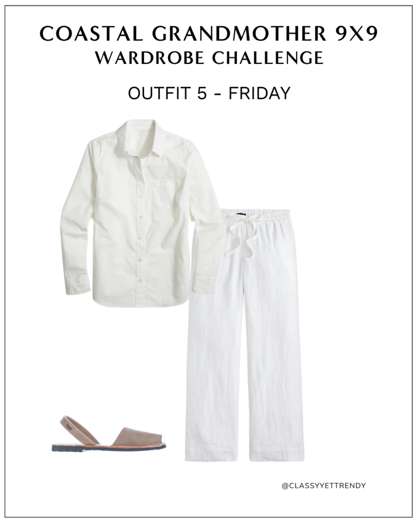 Fashion Elo COASTAL GRANDMOTHER 9X9 CHALLENGE JUNE 2022 - OUTFIT 5