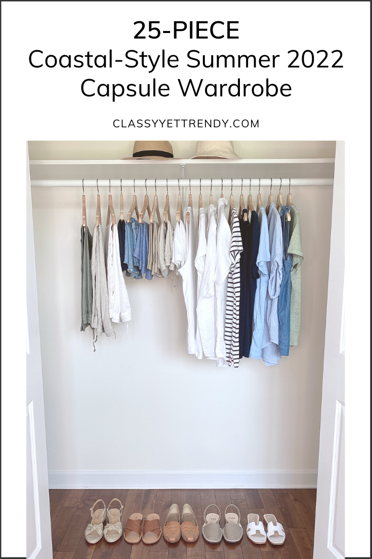 My 25-Piece Coastal-Style Summer 2022 Capsule Wardrobe