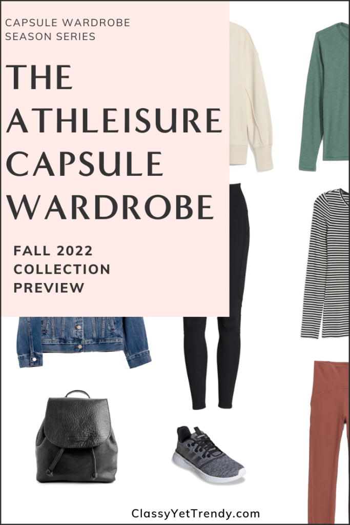 Athleisure Capsule Wardrobe Fall 2022 Sneak Peek Pin