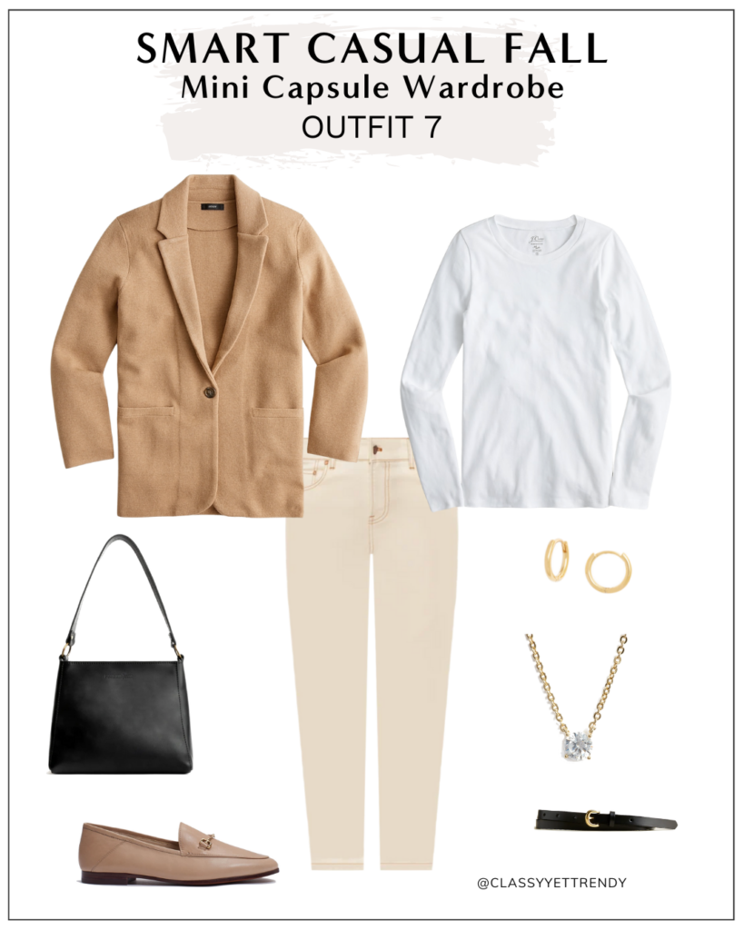 SMART CASUAL MINI CAPSULE WARDROBE FALL 2022 - OUTFIT 7