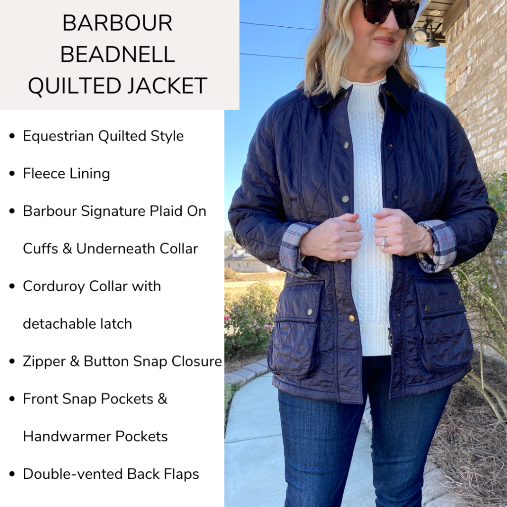 BARBOUR BEADNELL QUILTED JACKET FEATURES - Fashion Elo