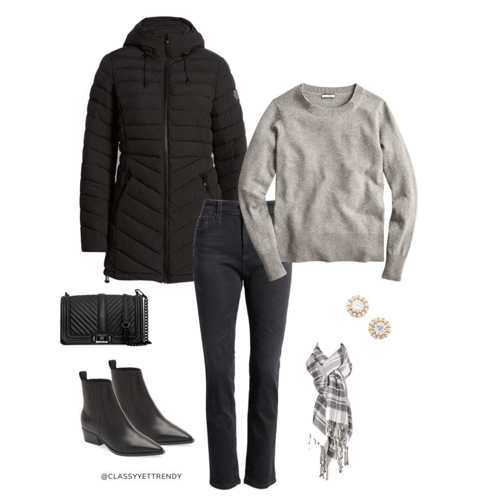 Fashion Elo - GRAY MINI WINTER CAPSULE WARDROBE - DEC 2022 - OUTFIT 3