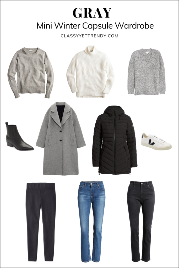 GRAY WINTER MINI CAPSULE WARDROBE DEC 2022 PIN