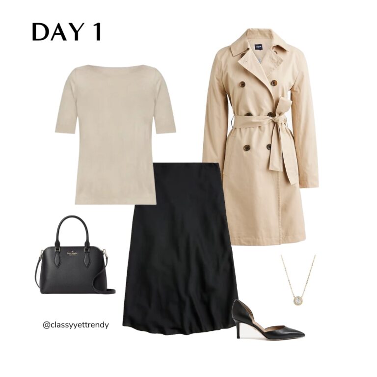 A Week of Outfits From The French Minimalist Spring 2023 Capsule Wardrobe