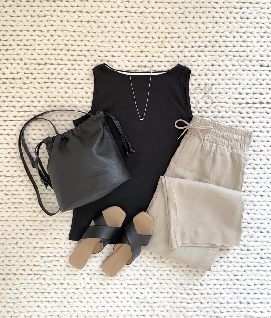 Outfit On Repeat Black and Tan 1a