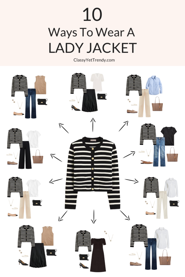 10 Ways To Wear A Lady Jacket