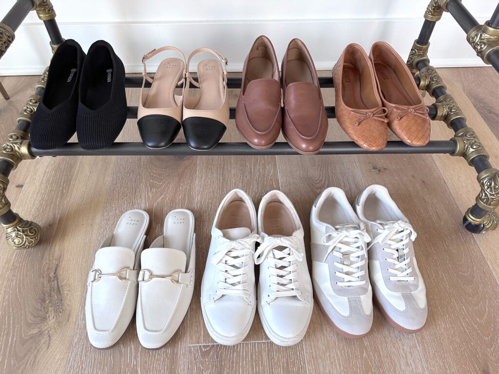 MY 30-PIECE SPRING 2024 CAPSULE WARDROBE - shoes horizontal