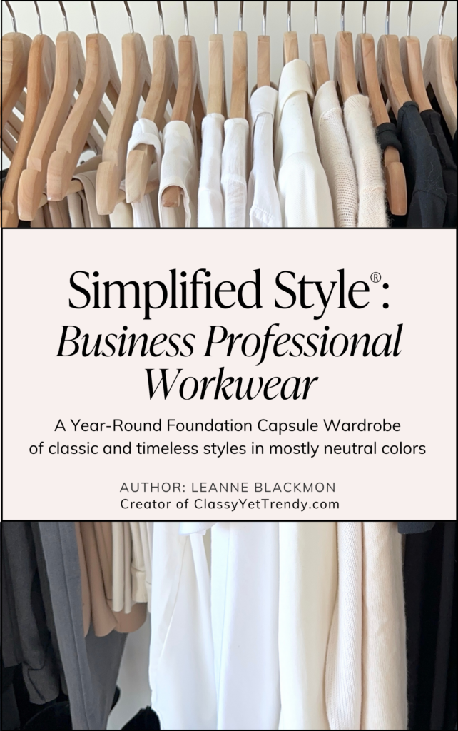 Simplified Style BUSINESS PROFESSIONAL WORKWEAR Capsule Wardrobe - Cover