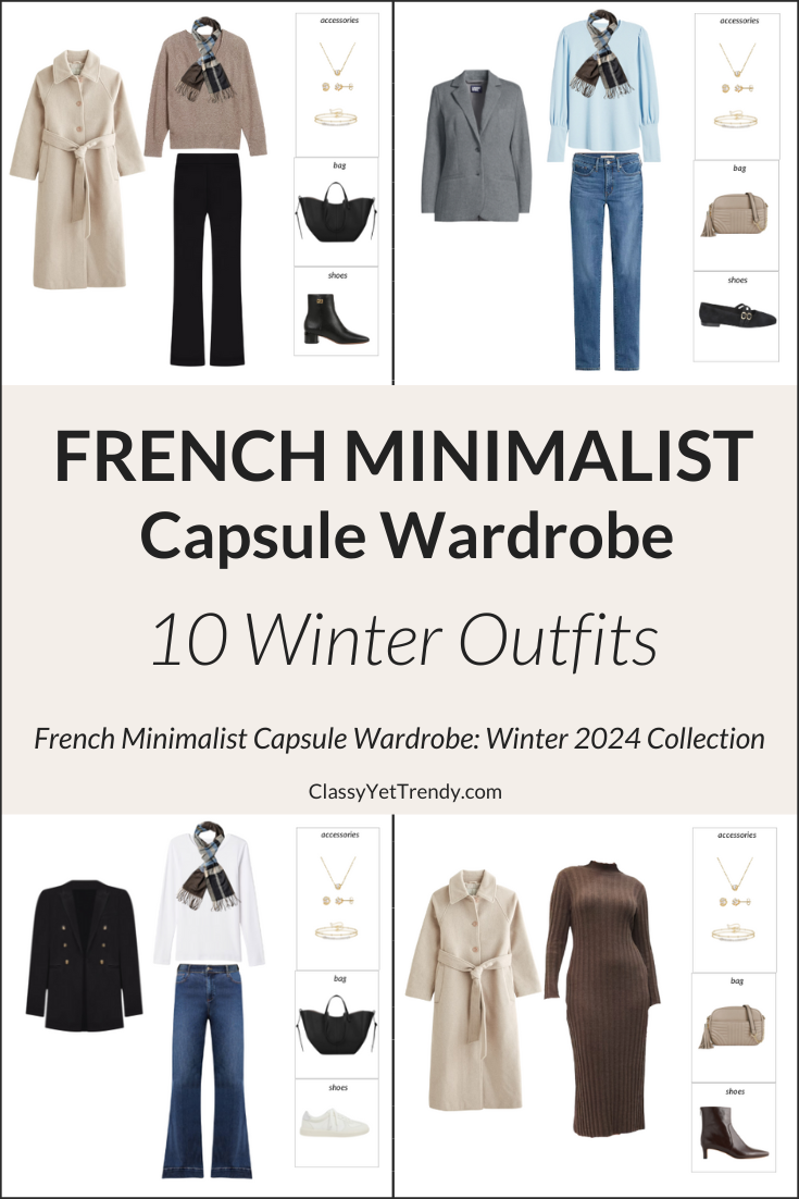 10 French Minimalist Winter 2024 Outfits: Modern, Chic and Affordable For Work & Casual