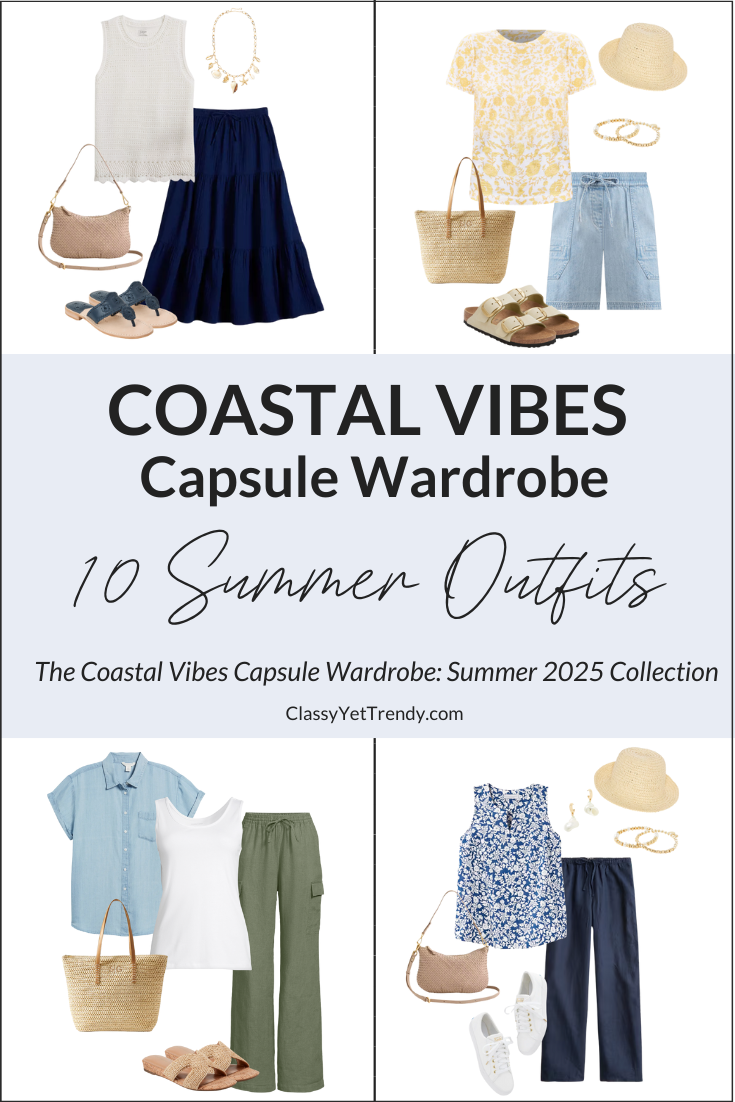 Coastal Vibes Summer 2025: 10 Outfits (Casual, Relaxed and Airy, Inspired By The Beachside Lifestyle)