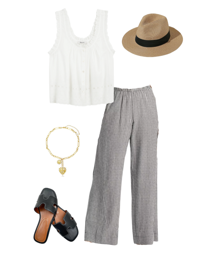 WARM WEATHER TRAVEL CAPSULE WARDROBE 2025 - 11 PIECES 10 OUTFITS - outfit 8