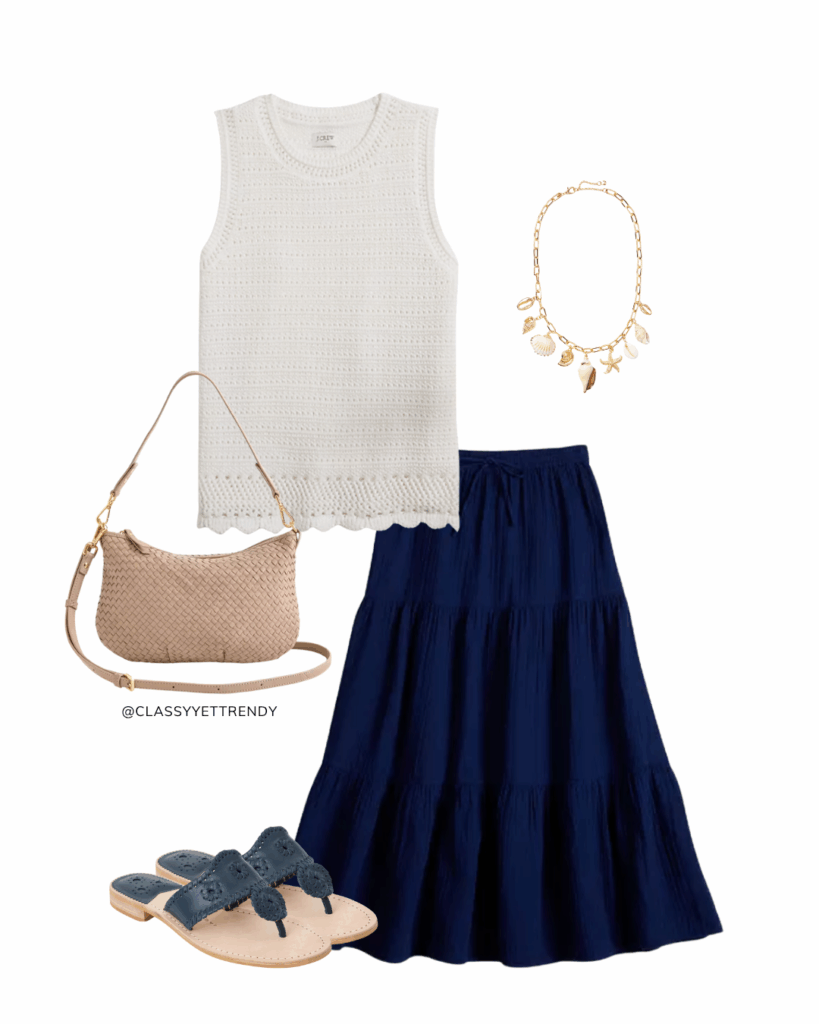 Instagram Post - Ways To Wear - Crochet Sweater Tank - Outfit 3