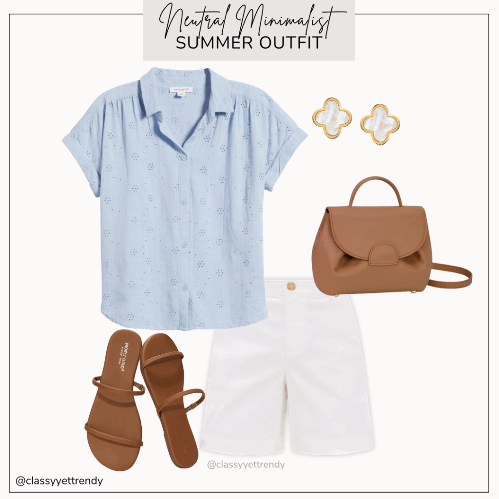 NEUTRAL MINIMALIST SUMMER OUTFITS - JUNE 2025 - outfit 5