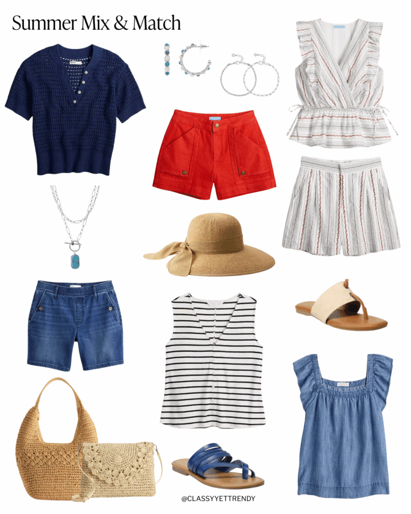 SUMMER MIX AND MATCH - KOHLS SALE - JUNE 2025 - collage