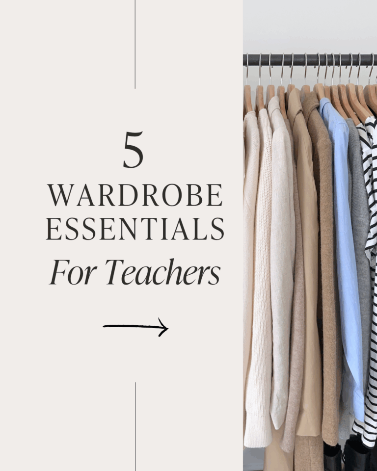 5 WARDROBE ESSENTIALS FOR TEACHERS - BUSINESS CASUAL CAPSULE WARDROBE FALL 2025 - Intro