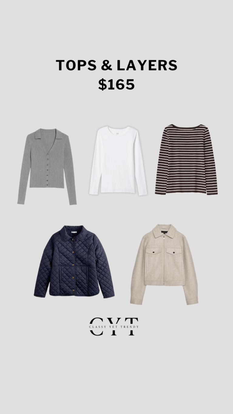 Budget To Outfits Series #2: What $368 Looks Like As Mix and Match Fall Outfits (11 Pieces, Many Outfits)