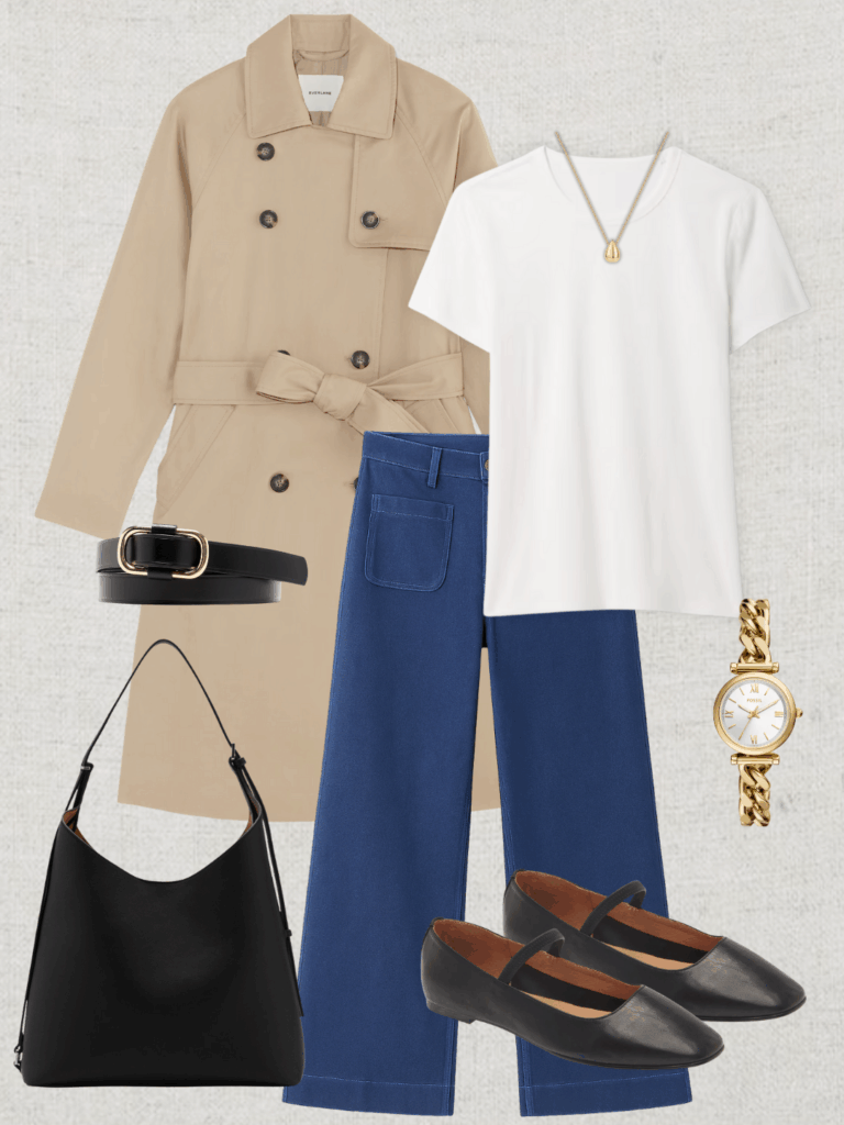 TRENCH COAT OUTFITS MIX AND MATCH - OCT 2025 - OUTFIT 2