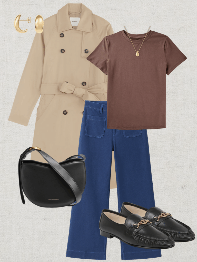 TRENCH COAT OUTFITS MIX AND MATCH - OCT 2025 - OUTFIT 5