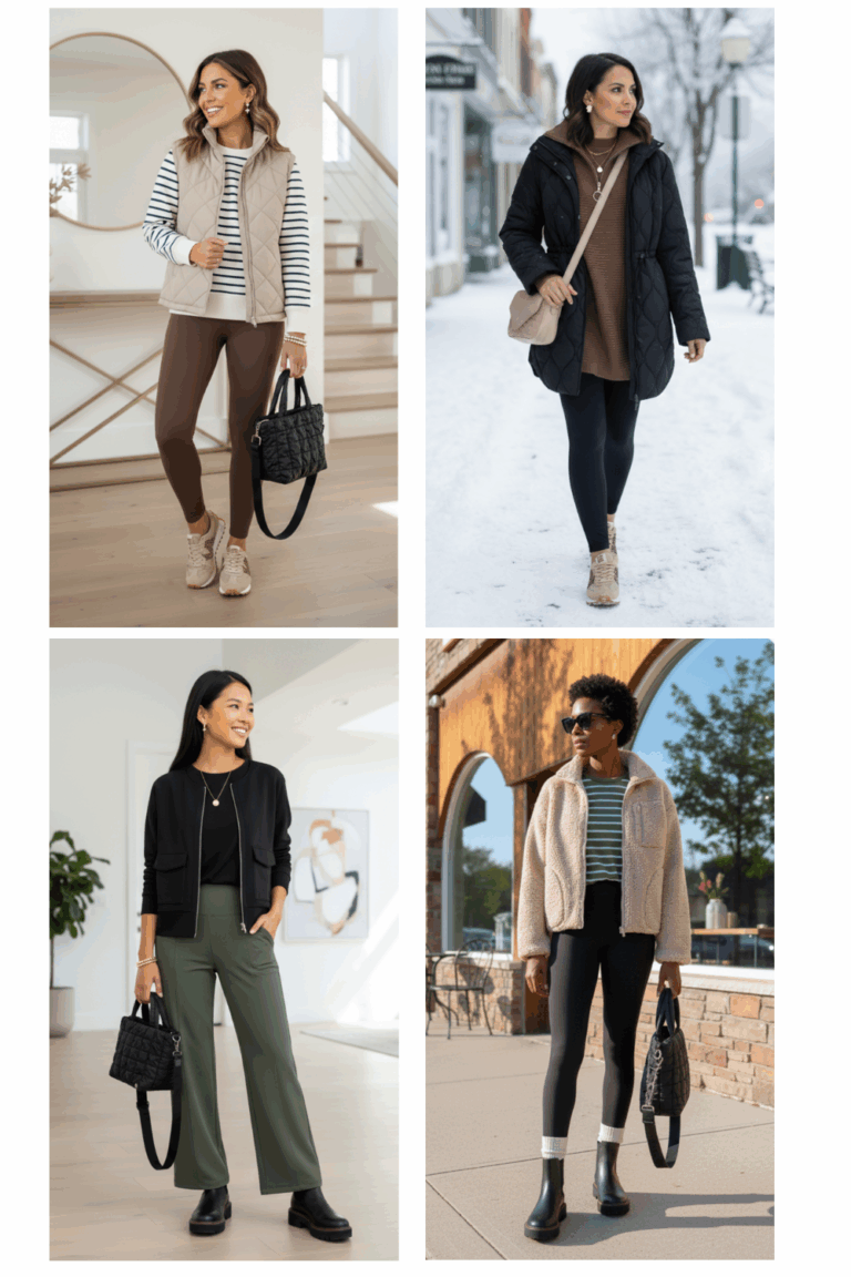 ATHLEISURE WINTER 2025 - STYLED OUTFITS COLLAGE
