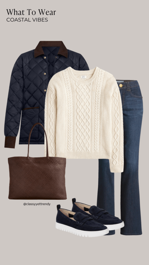 COASTAL VIBES CAPSULE COLLECTION - WINTER 2025 OUTFIT COLLAGES - OUTFIT 1