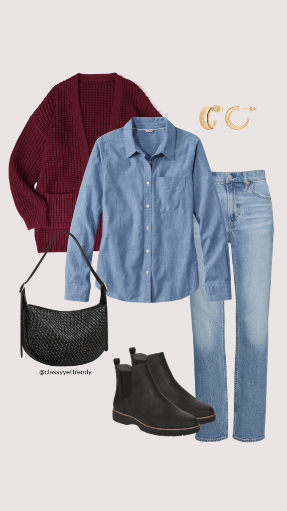 EVERYDAY RELAXED CASUAL CAPSULE COLLECTION - WINTER 2025 OUTFIT COLLAGES - REELS TIKTOK - outfit 5
