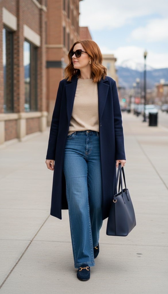 6 SMART CASUAL SWEATER OUTFITS JAN 2026 - OUTFIT 4 MODEL