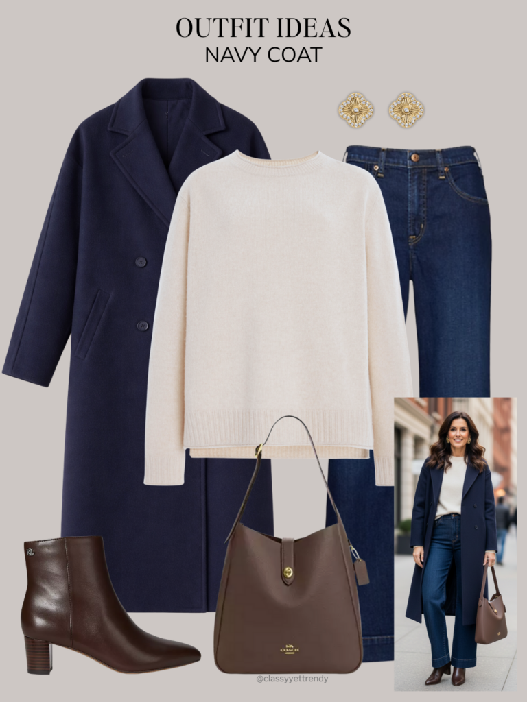 OUTFIT IDEAS - WINTER COAT - JAN 2026 - COLLAGES WITH STYLED OUTFITS 1