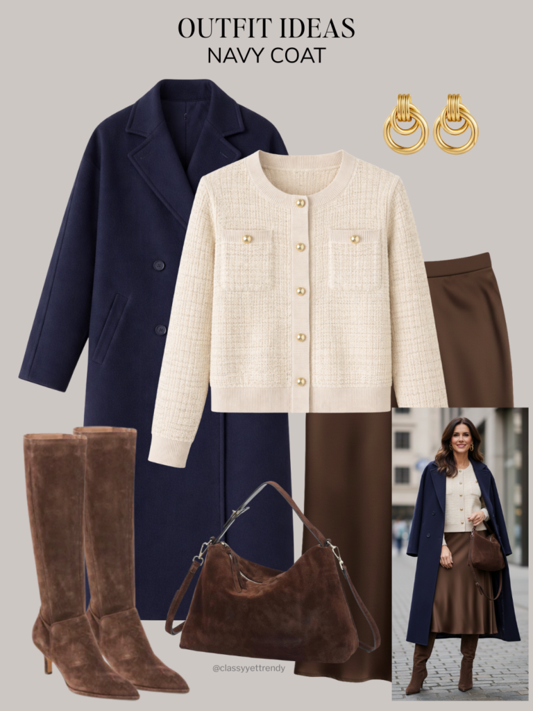 OUTFIT IDEAS - WINTER COAT - JAN 2026 - COLLAGES WITH STYLED OUTFITS 3