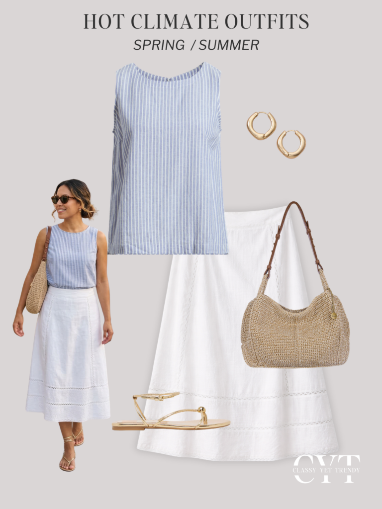 HOT CLIMATE SPRING SUMMER 2026 CAPSULE WARDROBE - OUTFIT 4