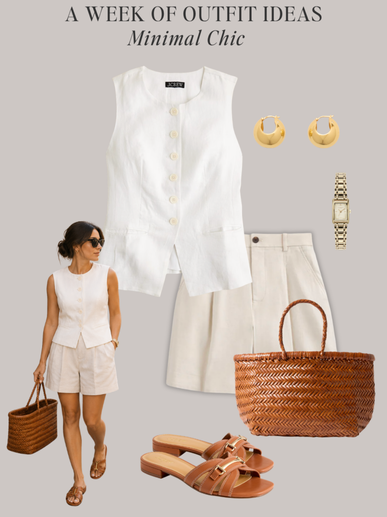 A WEEK OF MINIMAL CHIC SUMMER OUTFITS - MAY 2026 - outfit 1