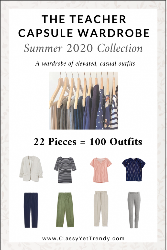 Teacher Capsule Wardrobe Summer 2020
