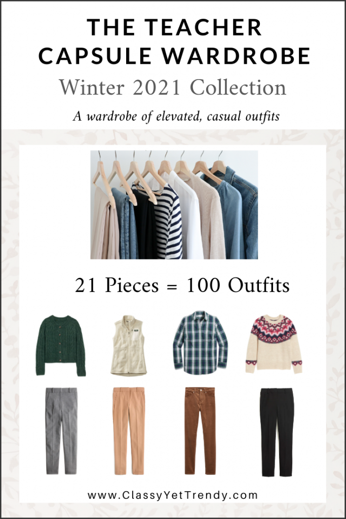 Teacher Capsule Wardrobe Winter 2021 cover